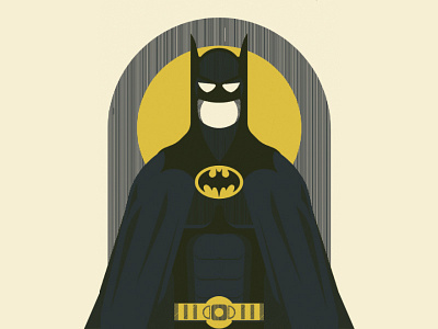 Batman 1989 bat batman bruce wayne comic dc screen print screenprint superhero tim burton