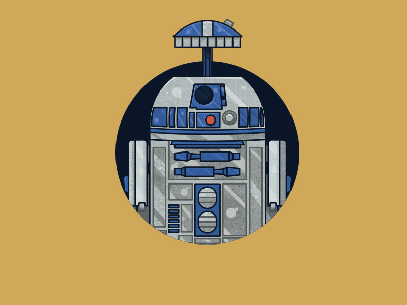 R2D2 Icon by Keith Ten Eyck on Dribbble