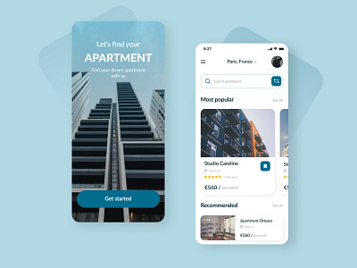 Real Estate app apartment ui design app ui design flat ui design mobile app mobile app ui real estate rent app ui rent design renting app ui ui ux ui ux design