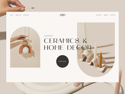 Ceramics e-commerce website