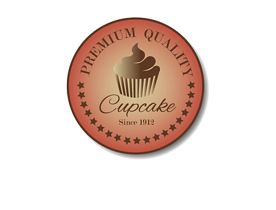 LOGO CUPCAKE bakery bakery flyer cupcake design illustration label logo sticker ui vector