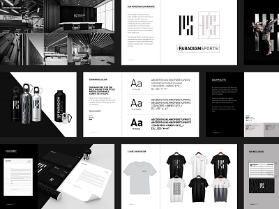 PS - Brand Guidelines black white brand guidelines branding logo ps