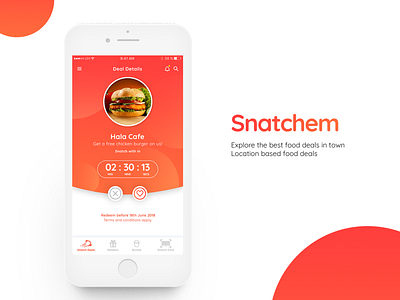 Snatchem mobile app design