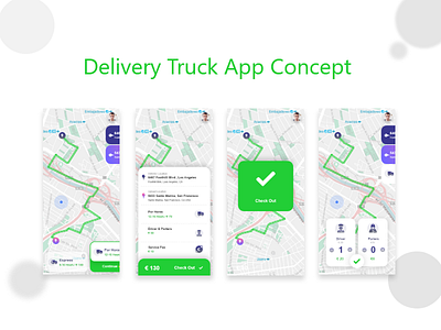 Delivery Truck App Concept