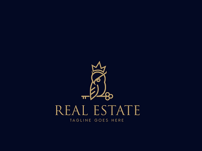 Clear Real Estate company logo a logo creative creative design key logo owl property management real estate real estate key real estate logo