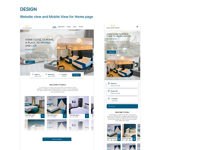 Adaptive Hotel website