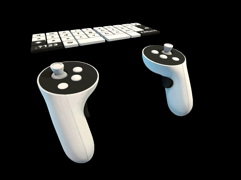 Split keyboard/ VR interaction concept design concept design interaction design keyboard ui vr design xr