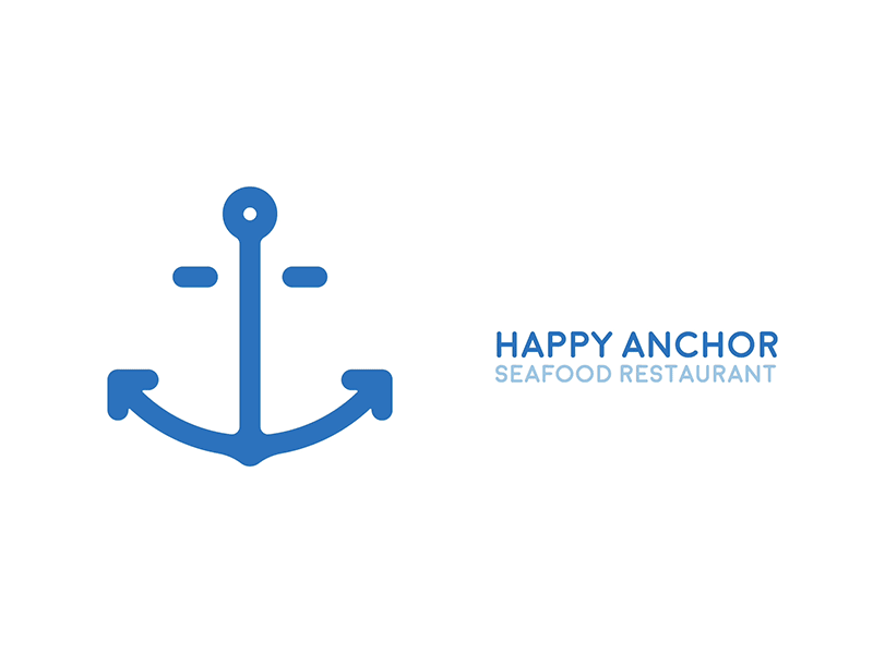 Happy Anchor anchor fish logo logo design motion graphics see