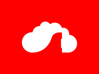 Sara Parvaz ogo and Identity design airplane cloud flight logo logo design plain red tour travel