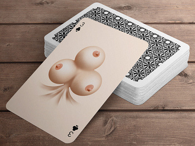 The 3 Of Clubs 3 card design clubs graphic design illustration playing cards