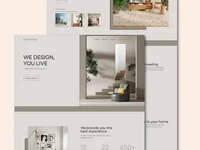 Homedesign Website Concept figma interior design ui uidesign web design website