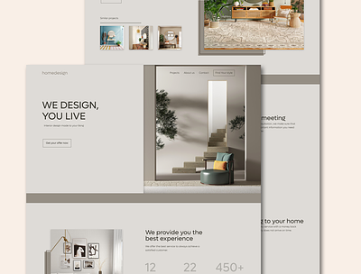 Homedesign Website Concept figma interior design ui uidesign web design website