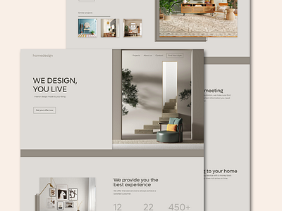 Homedesign Website Concept