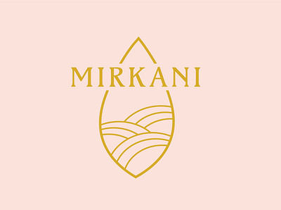 MIRKANI Tea Logo branding design logo vector