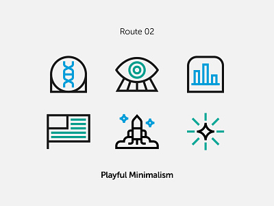 Frontiers Icons - Route 02 branding icon icon set icons process research science ui ux