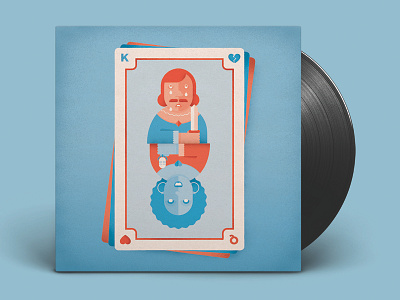 Secret 7" Entry illustration king music queen record secret 7 song vector vinyl