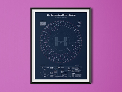 The International Space Station: The First 50 Expeditions astronaut data data visualization data viz infographic international space station iss physics science space