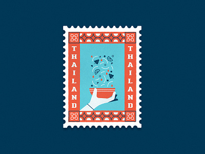 Travel Stamp No. 4 - Thailand