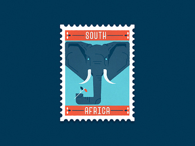 Travel Stamp No. 7 - South Africa