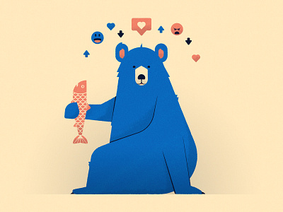No 17 - Vote for your favourite fat bear in Alaska animal bear conservation fish nature science vectober vote wildlife