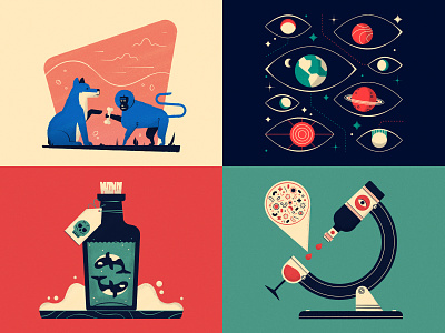 My best shots of 2018! animal conservation editorial illustration science space wildlife