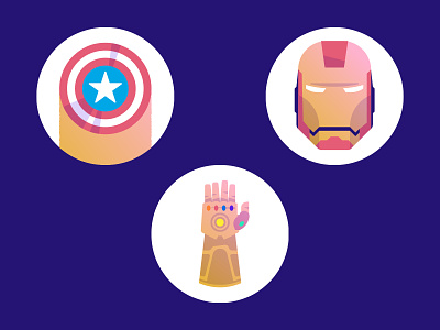 Marvel Icons avengers captain america data visualisation data visualization data viz film infinity war infographic iron man marvel movies thanos