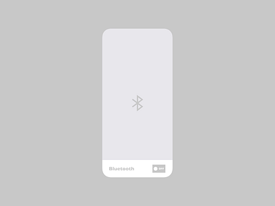 015 - On/Off Switch after effects app blue bluetooth clean ui concept daily ui challenge design inspiration mobile mobile app motion design onoff onoffswitch simple switch ui