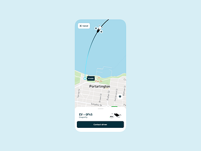 020 - Location Tracker after effects airplane app clean ui concept daily ui challenge dailyui design elevate inspiration inspiration app design interface location tracker mobile motion design transport ui