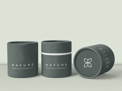 Identity for the brand of organic cosmetics "Nature"