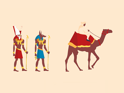 Valley of the Kings - illustrations cair characterdesign egypt faraon illustration art illustrations illustrator landingpage minimalism painting trandy 2021 uidesign vector webdesign website