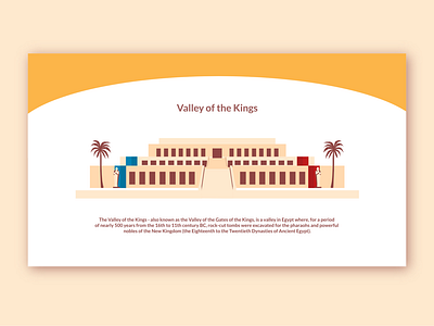 Valley of the Kings - web design