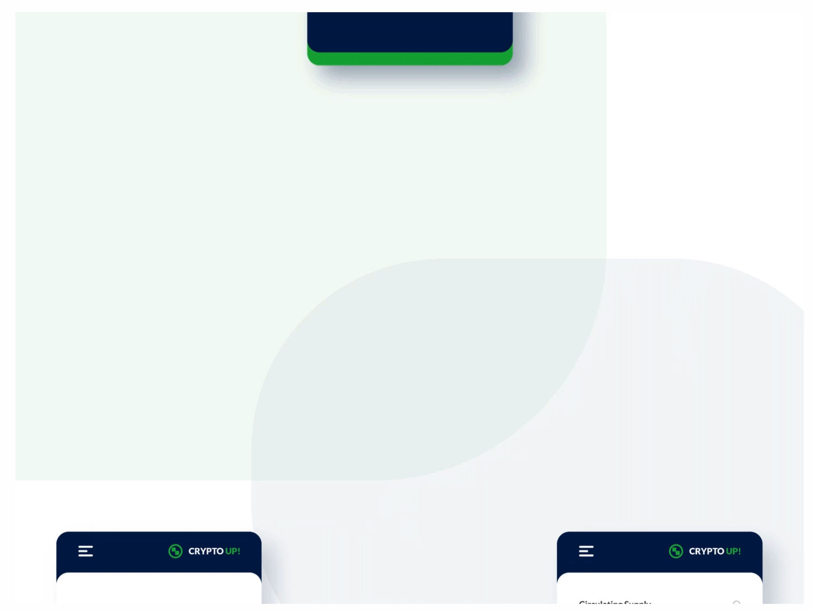 CryptoUP! - mobile app design android app design android design animation app app icon bitcoin crypto finance finance logo icon interface logotype ui ui ux ux