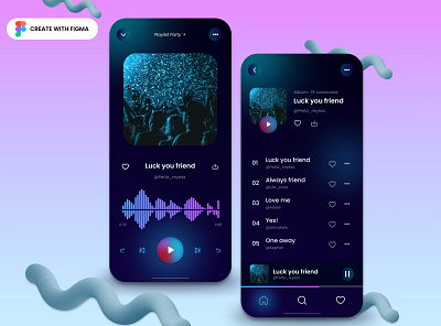 Music App app branding dashboard design desing illustration logo ui ux web