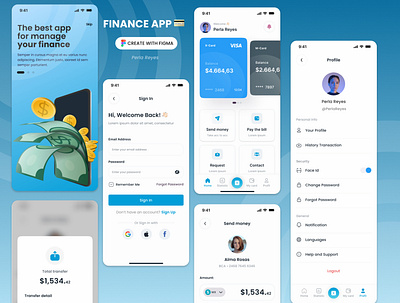 FINANCE APP 💳 app dashboard design desing graphic design illustration ui ux web