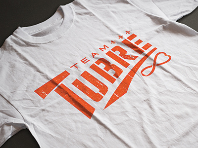 Team Tubre hand lettering logo t shirt design typography vector
