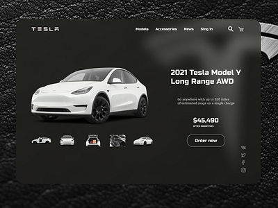 Tesla Shop design