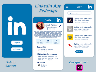 Linkedin App Redesign android android app design app career career development corporation design employment employment app job jobs linkedin linkedin app linkedin app redesign linkedin redesign media mobile app networking social media ui