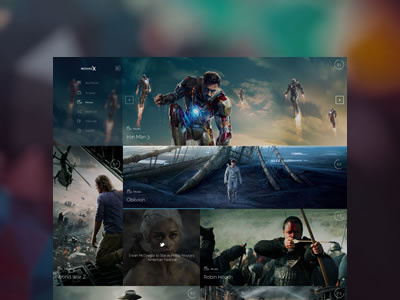 Moviesx blog flat movie on page shop ui ux web design wordpress theme