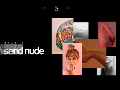 Send Nude clean design ecommerce flat interaction product shop ui ux web website