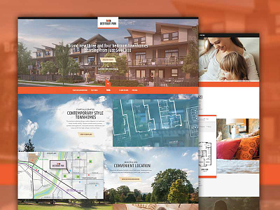 Westmount Park condo floorplan home homepage internal long scrolling