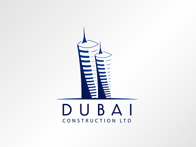 Dubai Construction (Real estate logo concept) branding graphic design logo