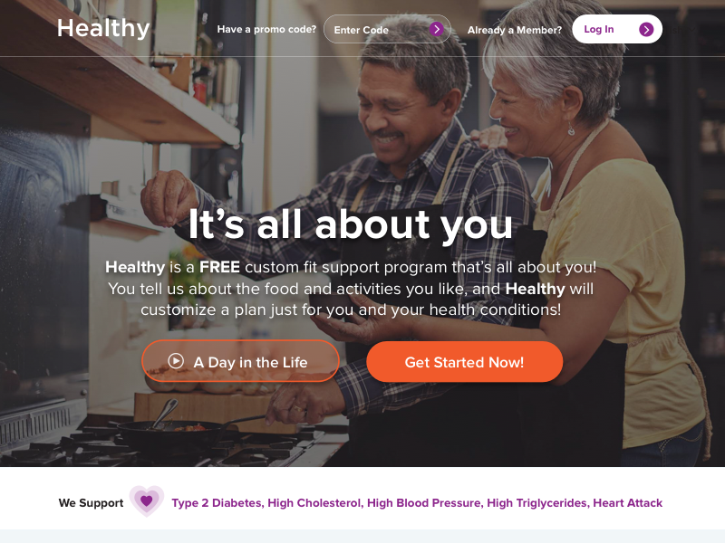Healthy Website Homepage homepage healthy website health