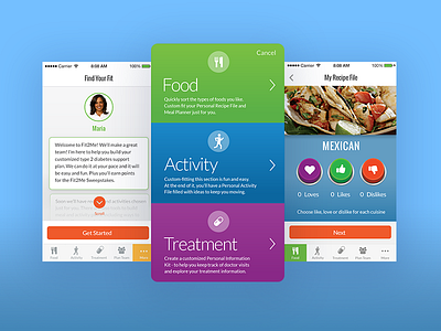 Diabetes App activity app food health ios treatment