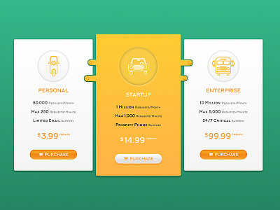 Pricing Table graphic pricing pricing table