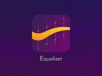 Equalizer Icon equalizer icon ios music purple