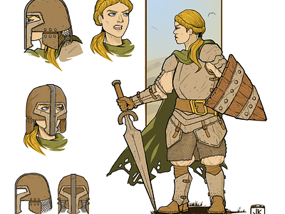 Eowyn characterdesign photoshop