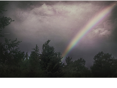 The dust bridge artistic clouds darkart photo photographer photography photoshop photoshop art rainbow wallpaper wallpaper design