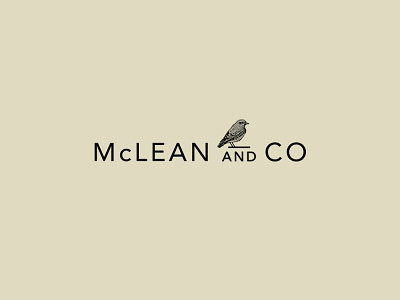 "McLean and Company" logo apparel clothing design expensive graphic lettering logo minimal tailor typography wordmark