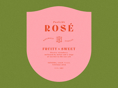 Rose alcohol badge branding design identity liquor logo mark packaging type typography wine