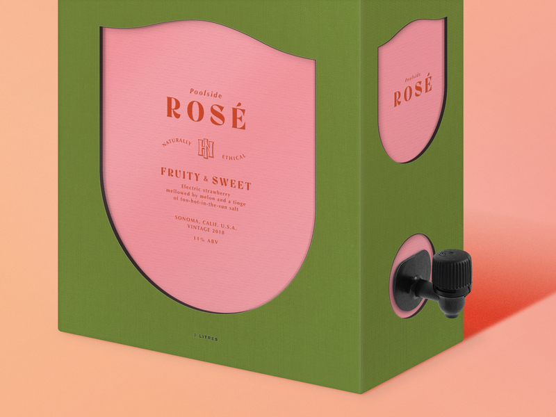 ROSE badge branding identity liqour mark packaging rose type typography wine